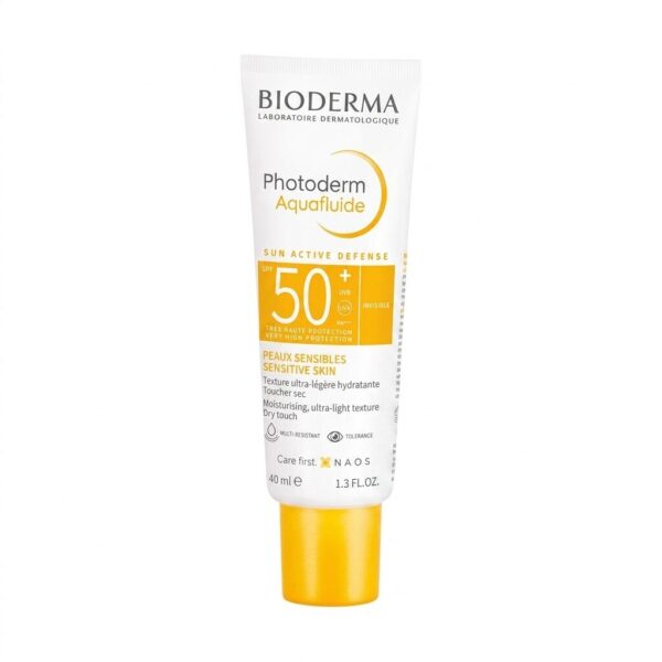 Bioderma Photoderm Aquafluid SPF 50+ (40ml) - Ultra-Light Invisible Sunscreen