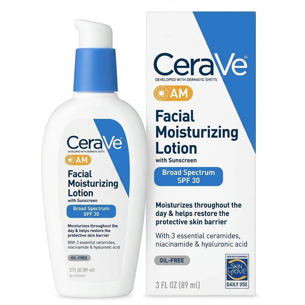 CERAVE AM OIL FREE FACIAL MOISTURIZING LOTION SPF 30 (89ML)