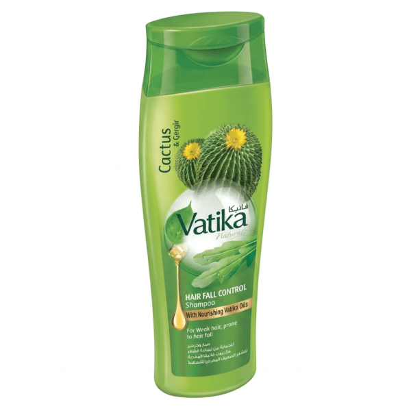 Dabur Vatika Cactus & Gergir Hair Fall Control Shampoo 185ml - Strength & Repair